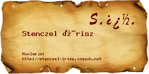 Stenczel Írisz névjegykártya